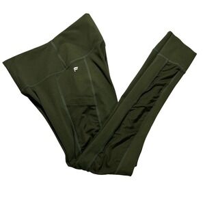 Fabletics Leggings Women's XS High Waisted Pocket‎ Olive Army Green Athleisure